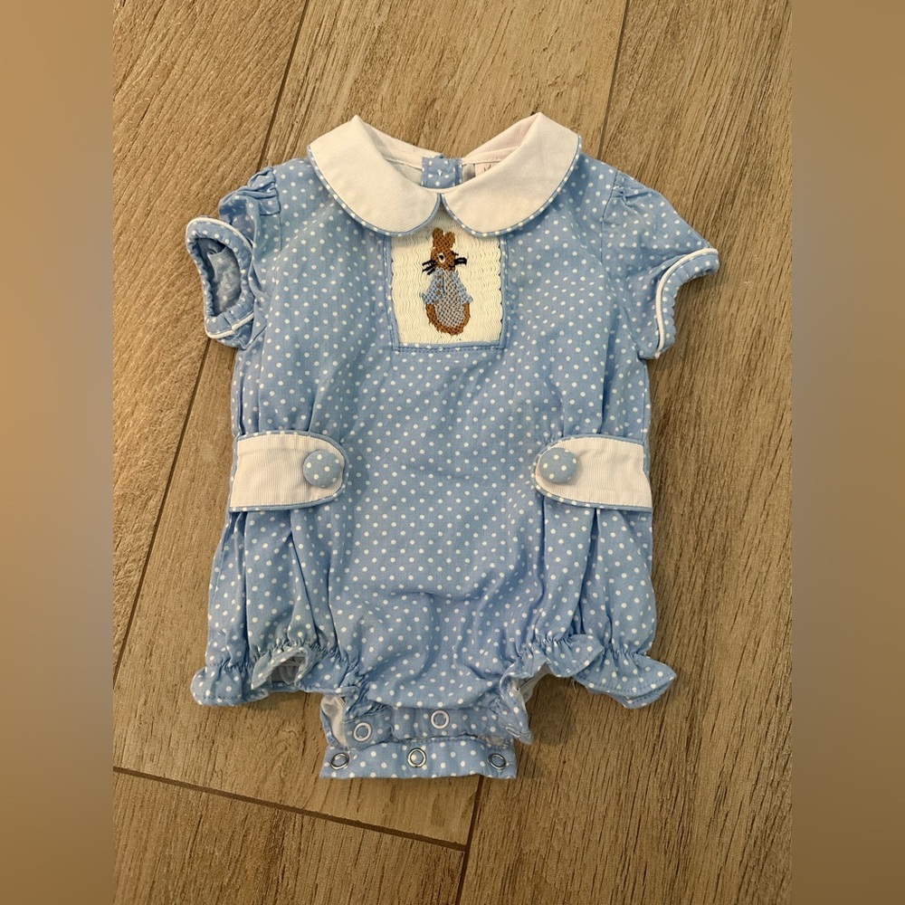 Peter rabbit girls bubble size 3 months